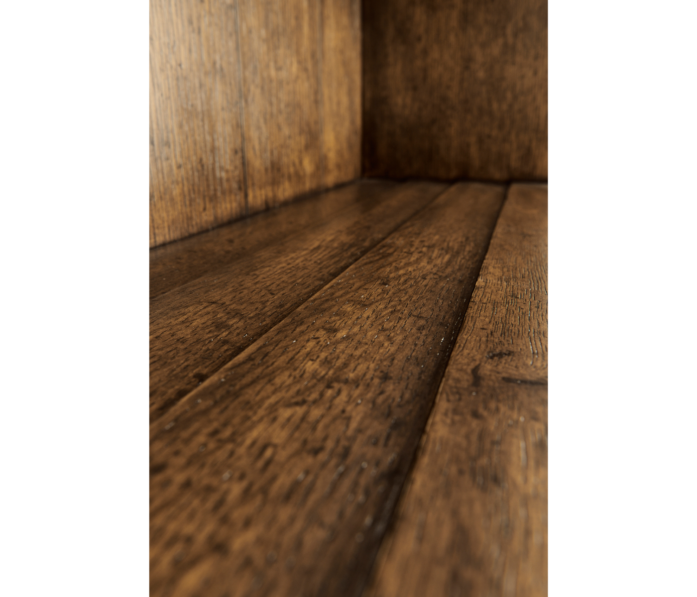 Dark Oak Hanging Shelf Unit without Hooks