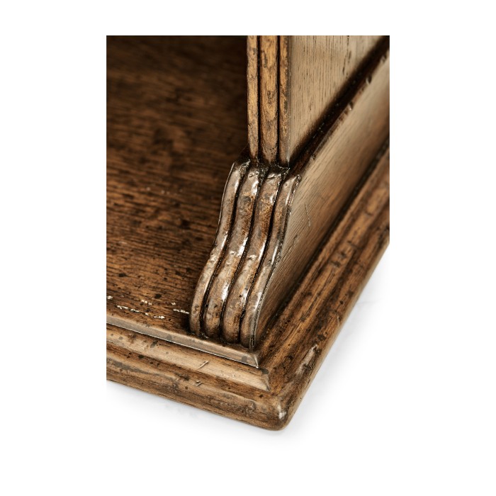 Dark Oak Hanging Shelf Unit without Hooks