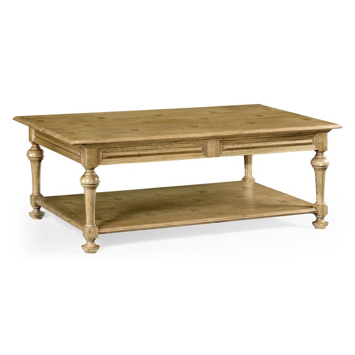 Elizabethan Style Natural Oak Coffee Table