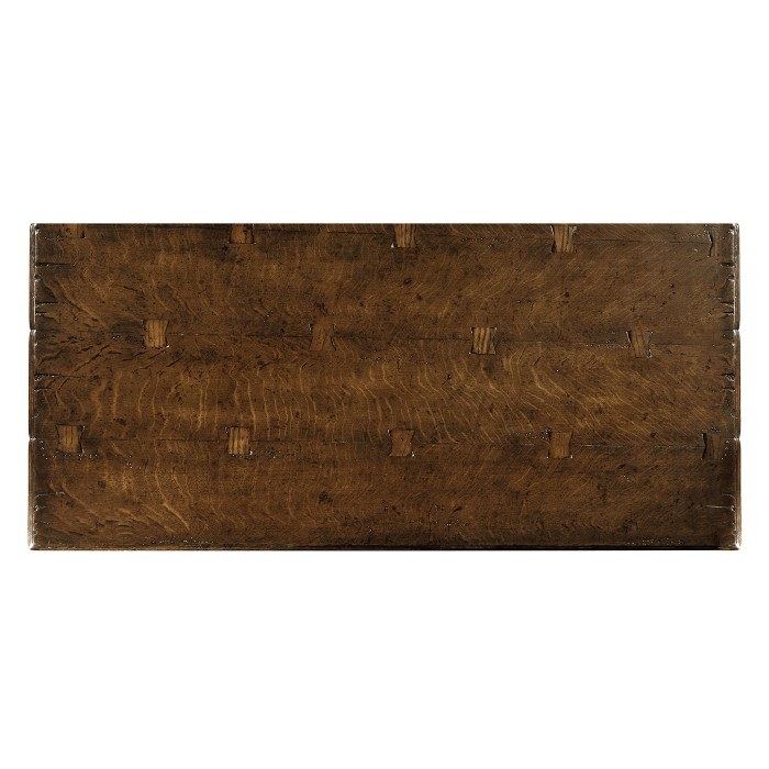 Elizabethan Style Dark Oak Coffee Table