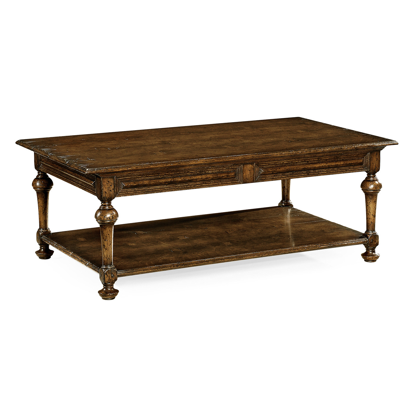 Elizabethan Style Dark Oak Coffee Table