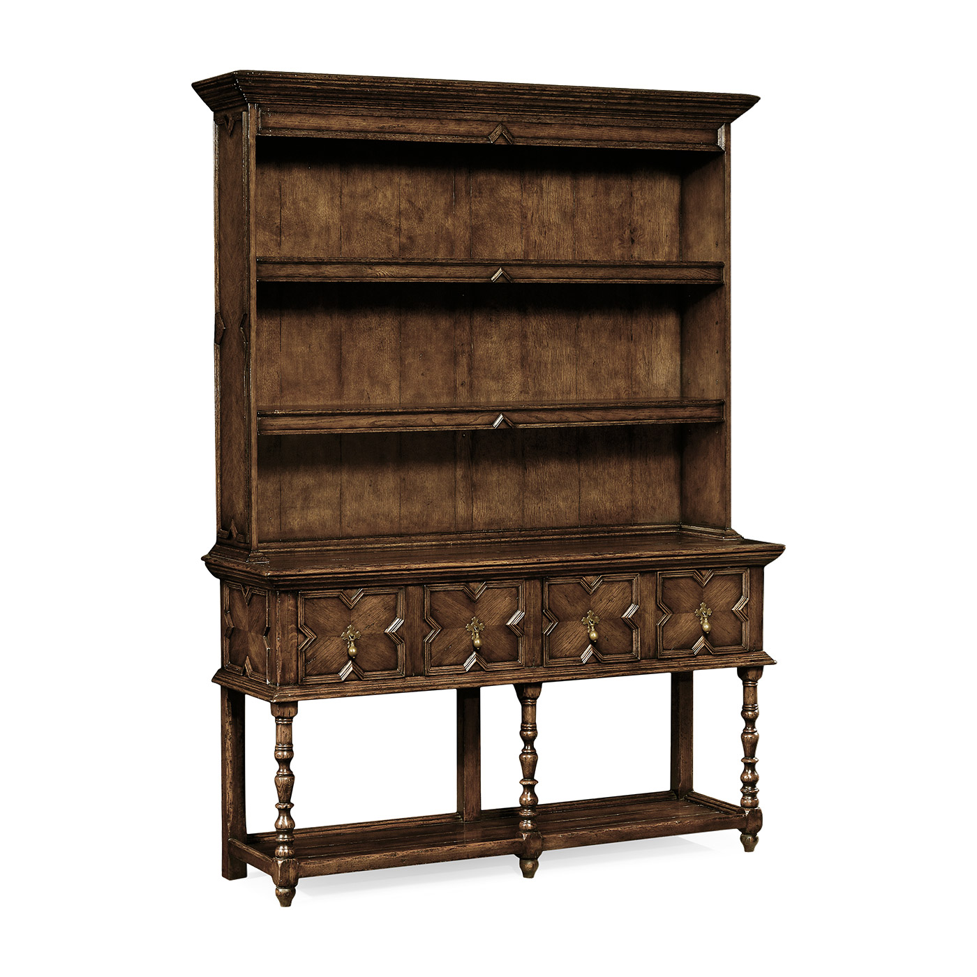 Tudor Style Dark Oak Welsh Dresser