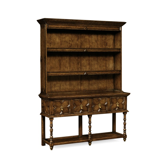 Tudor Style Dark Oak Welsh Dresser