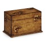 Walnut Raised Floral Rectangular Box