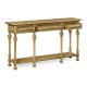 Large Elizabethan Style Natural Oak Console