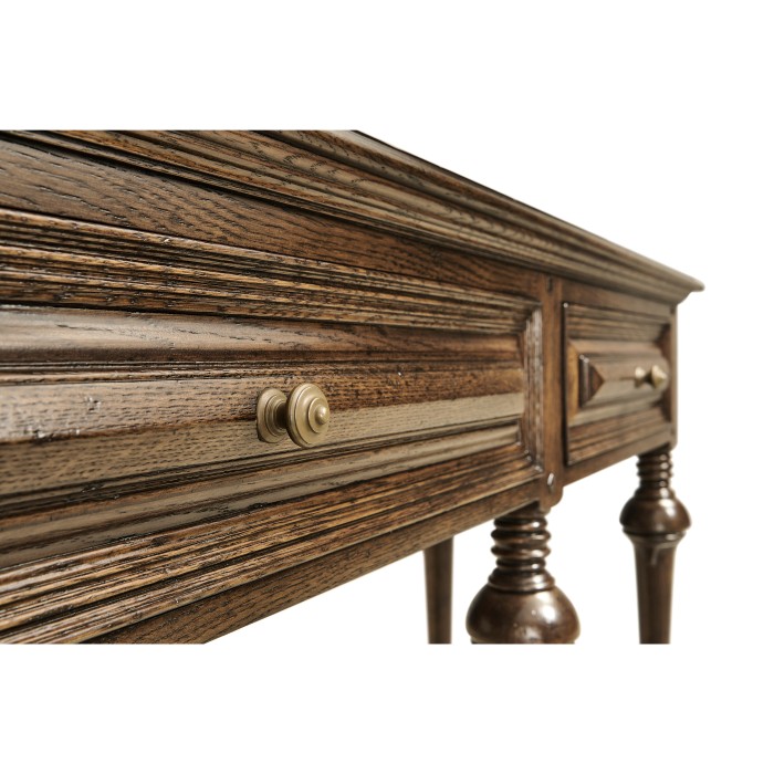 Large Elizabethan Style Dark Oak Console