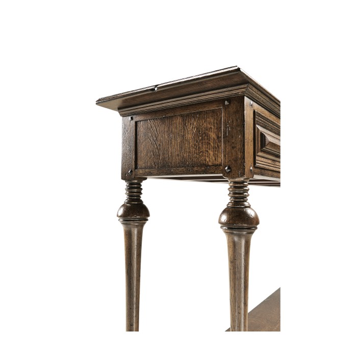Large Elizabethan Style Dark Oak Console