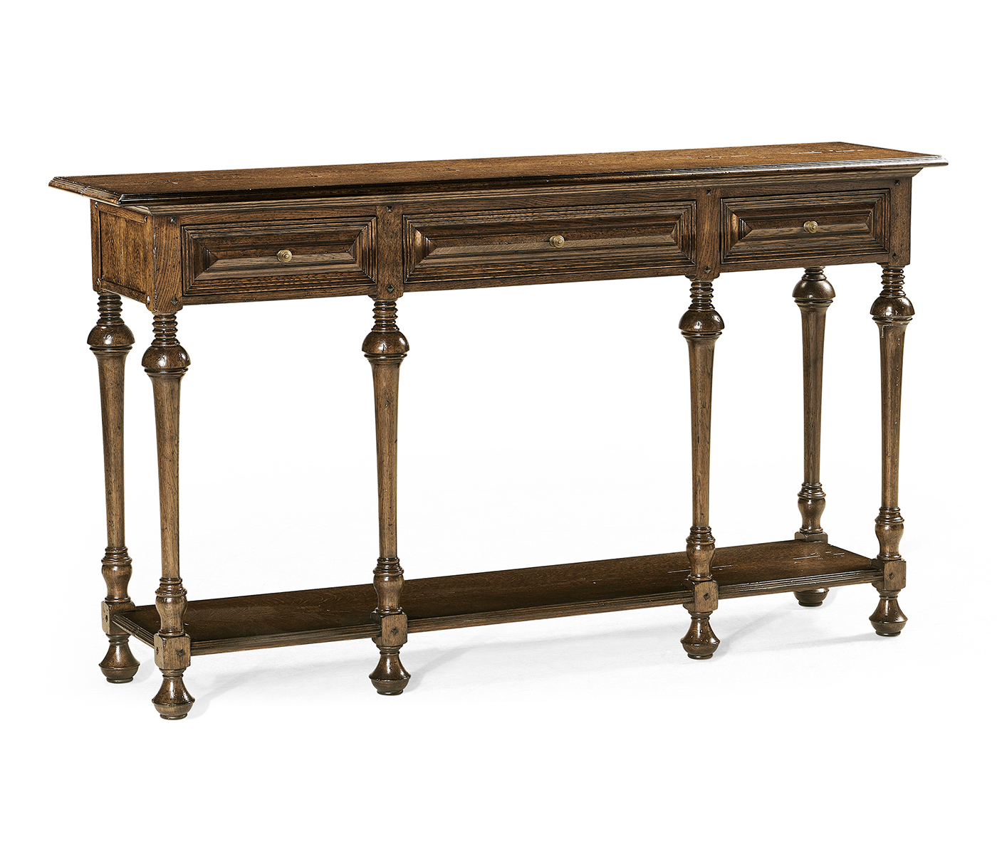 Large Elizabethan Style Dark Oak Console