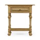 Elizabethan Style Natural Oak Rectangular Side Table