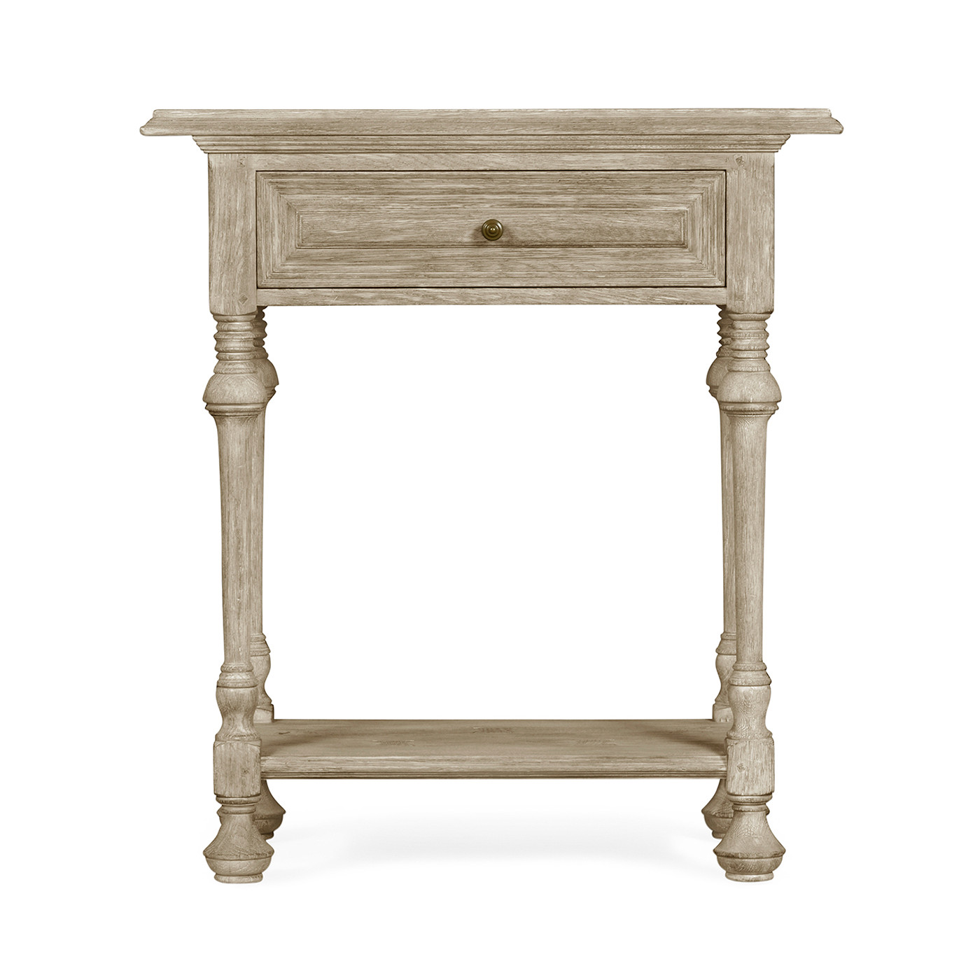 Elizabethan Style Grey Oak Tray Table