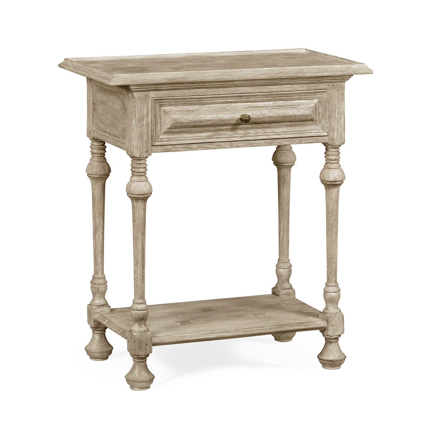 Elizabethan Style Grey Oak Tray Table