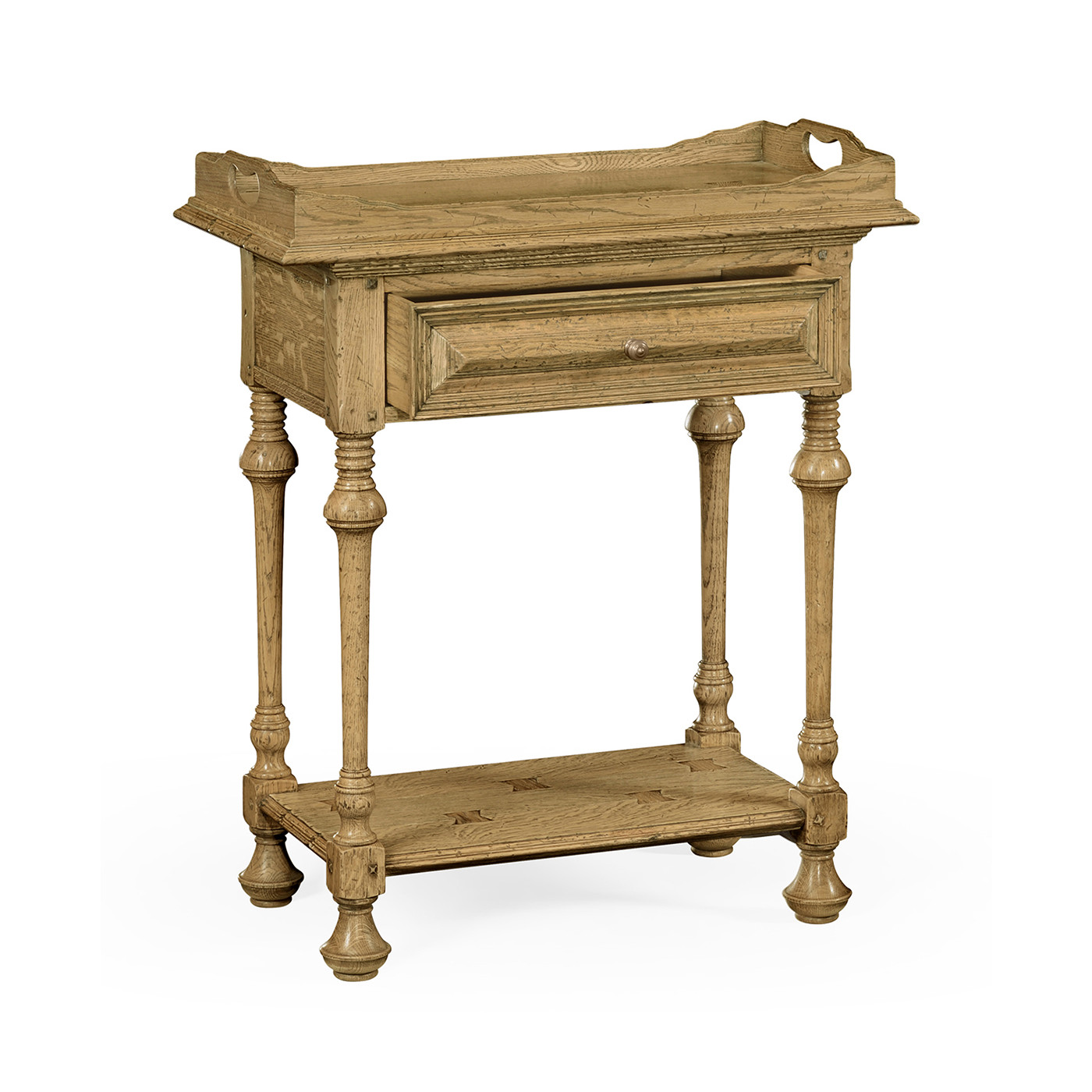 Elizabethan Style Natural Oak Tray Table