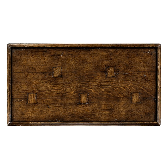 Elizabethan Style Dark Oak Tray Table