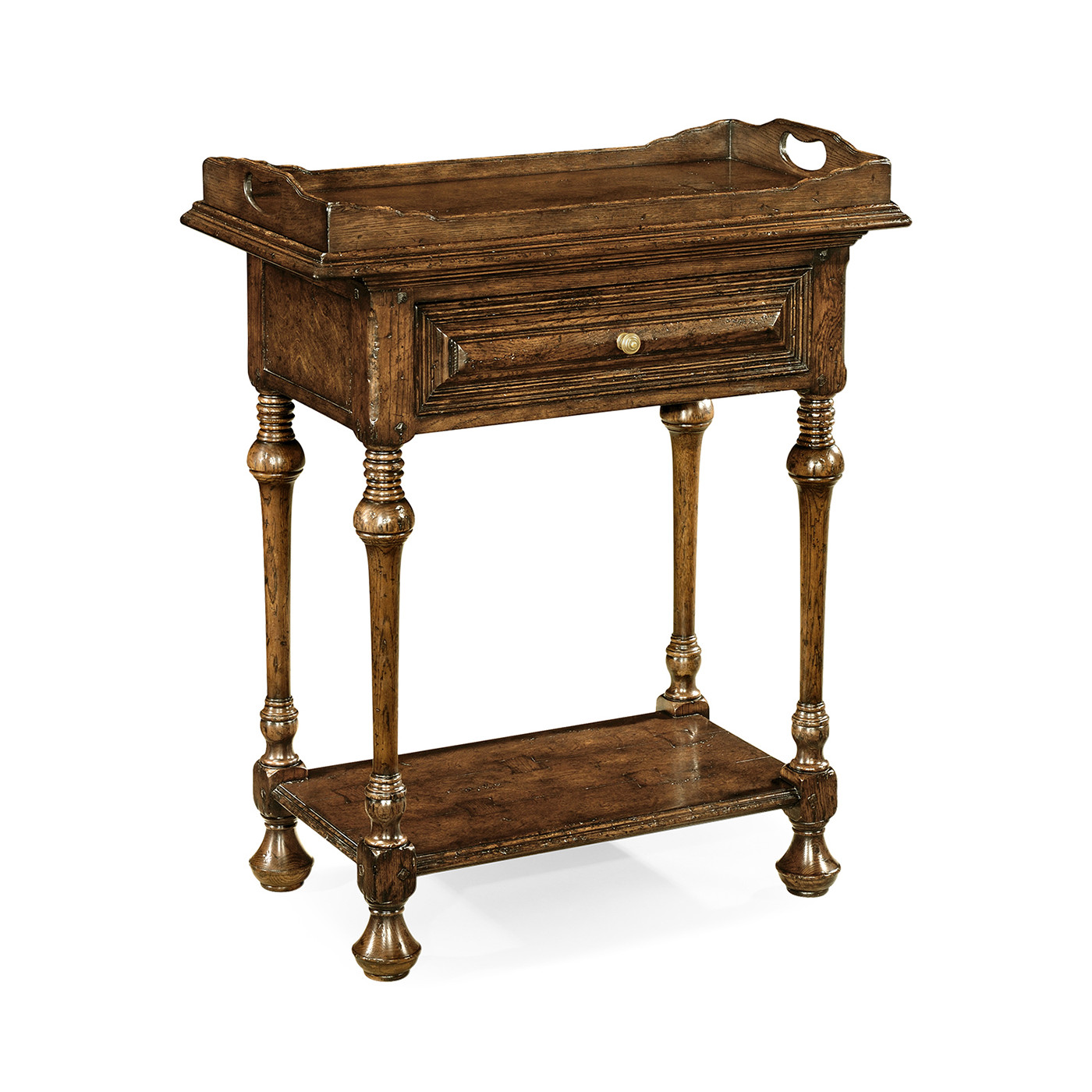 Elizabethan Style Dark Oak Tray Table