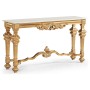 Marble Topped Baroque Gilded Console