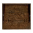 Elizabethan Style Dark Oak Bedside Table