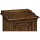 Elizabethan Style Dark Oak Bedside Table
