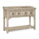 Tudor Style Grey Oak Buffet Or Serving Table