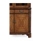Serpentine Walnut Corner Cabinet