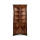 Serpentine Mahogany Corner Cabinet