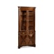 Serpentine Mahogany Corner Cabinet