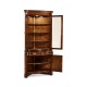 Serpentine Mahogany Corner Cabinet