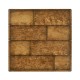 Rustic crotch walnut square side table