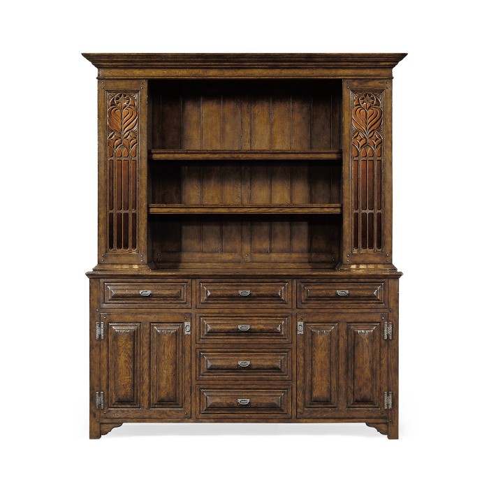 Oak Hutch with Dresser