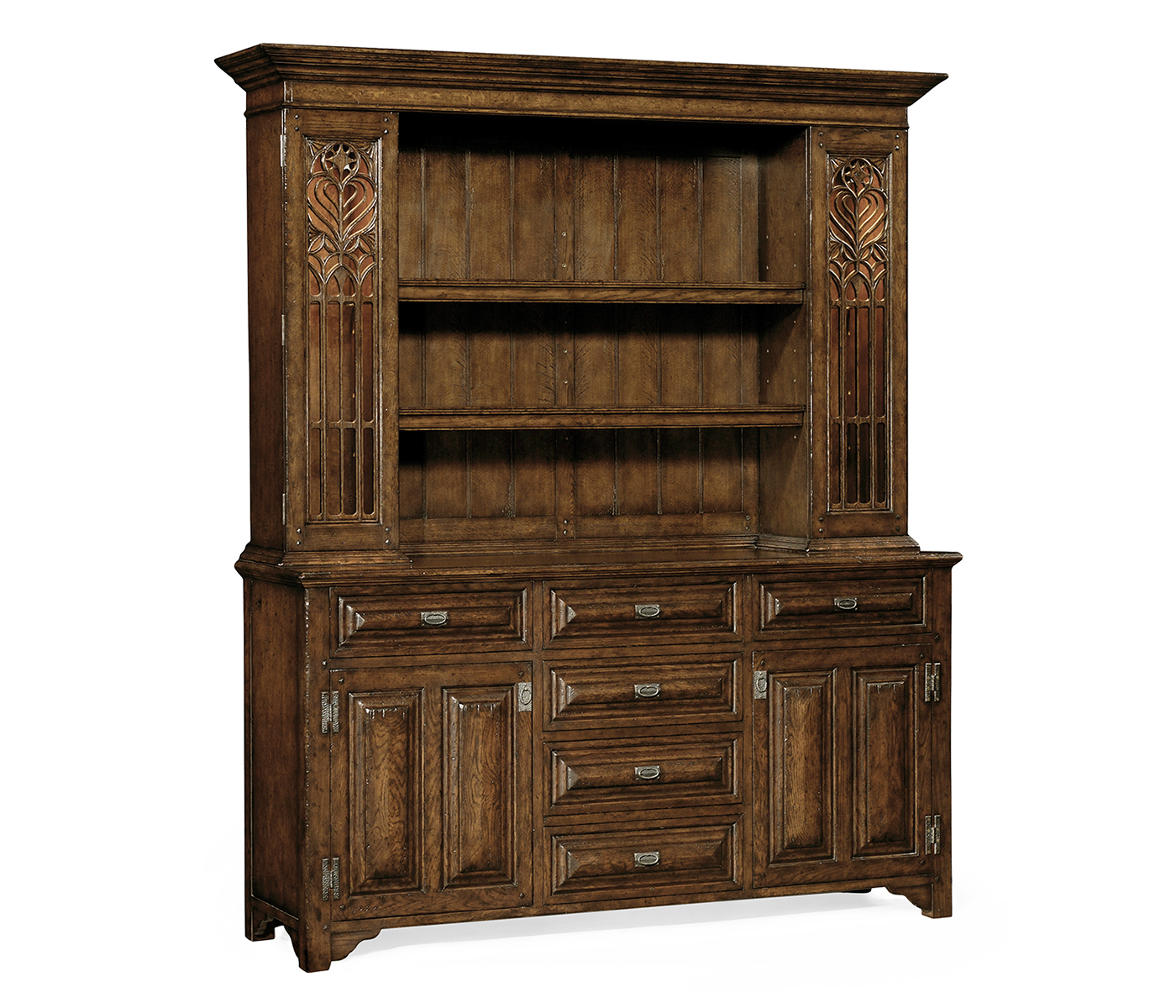 Oak Hutch with Dresser