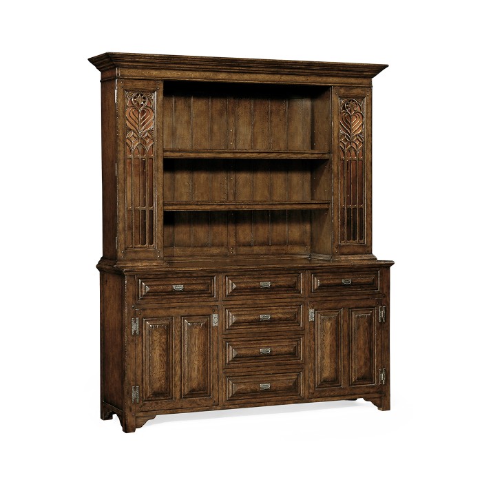 Oak Hutch with Dresser