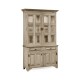 Tudorbethan Grey Oak China Cabinet