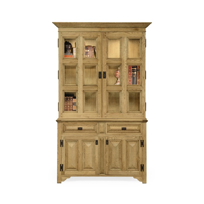 Tudorbethan Natural Oak China Cabinet