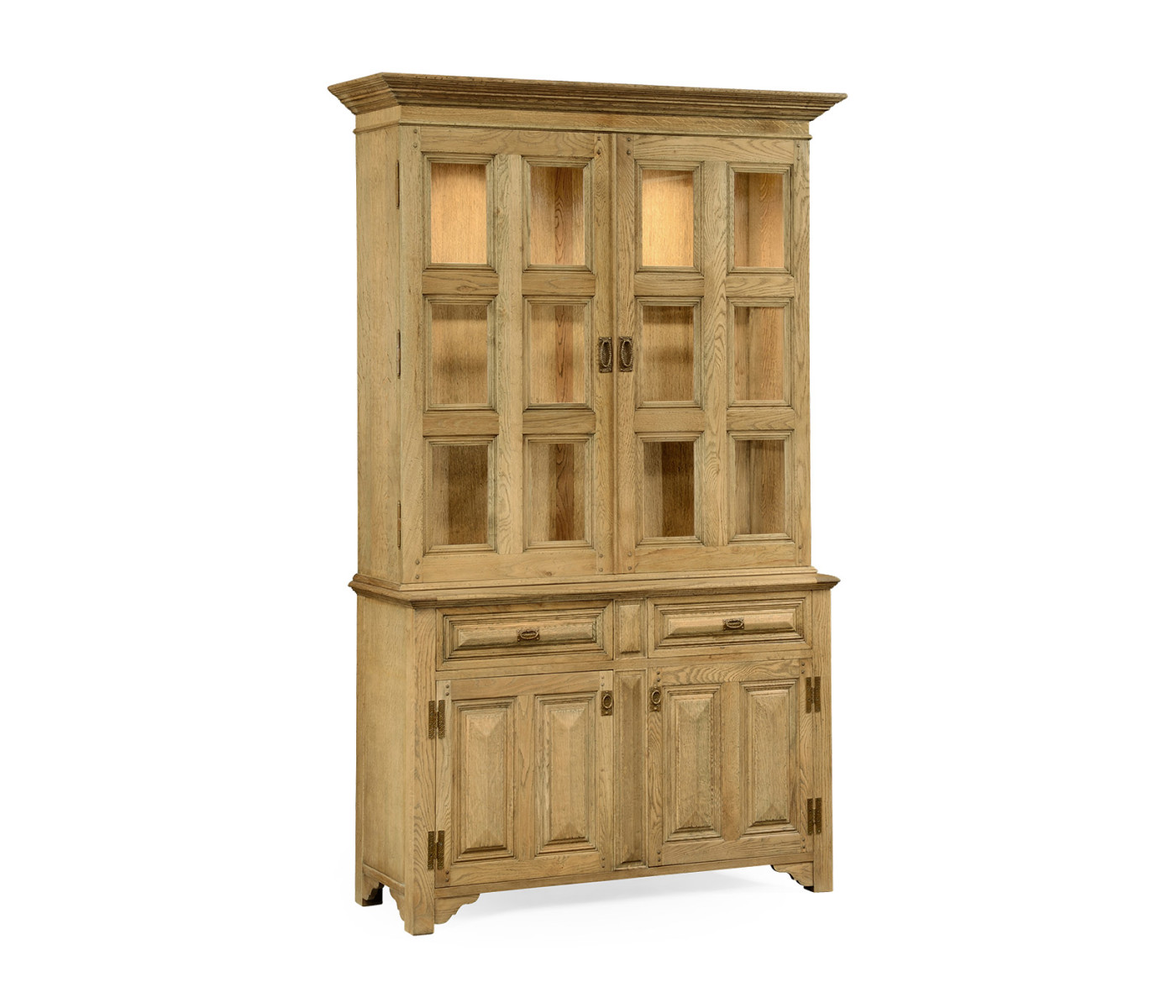 Tudorbethan Natural Oak China Cabinet