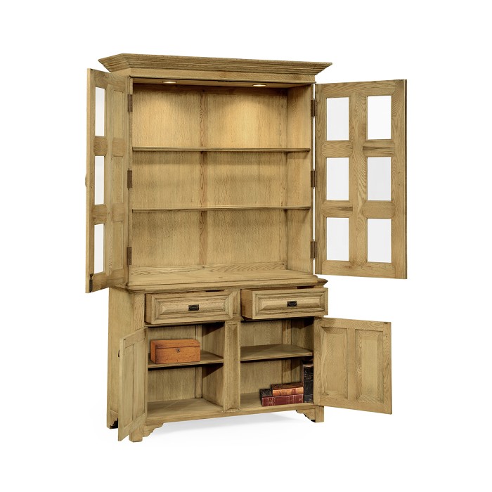 Tudorbethan Natural Oak China Cabinet