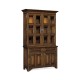 Tudorbethan Dark Oak China Cabinet