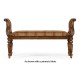 Neo-classical Walnut Bench