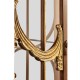 Narrow Satinwood Display Cabinet