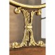 Narrow Satinwood Display Cabinet