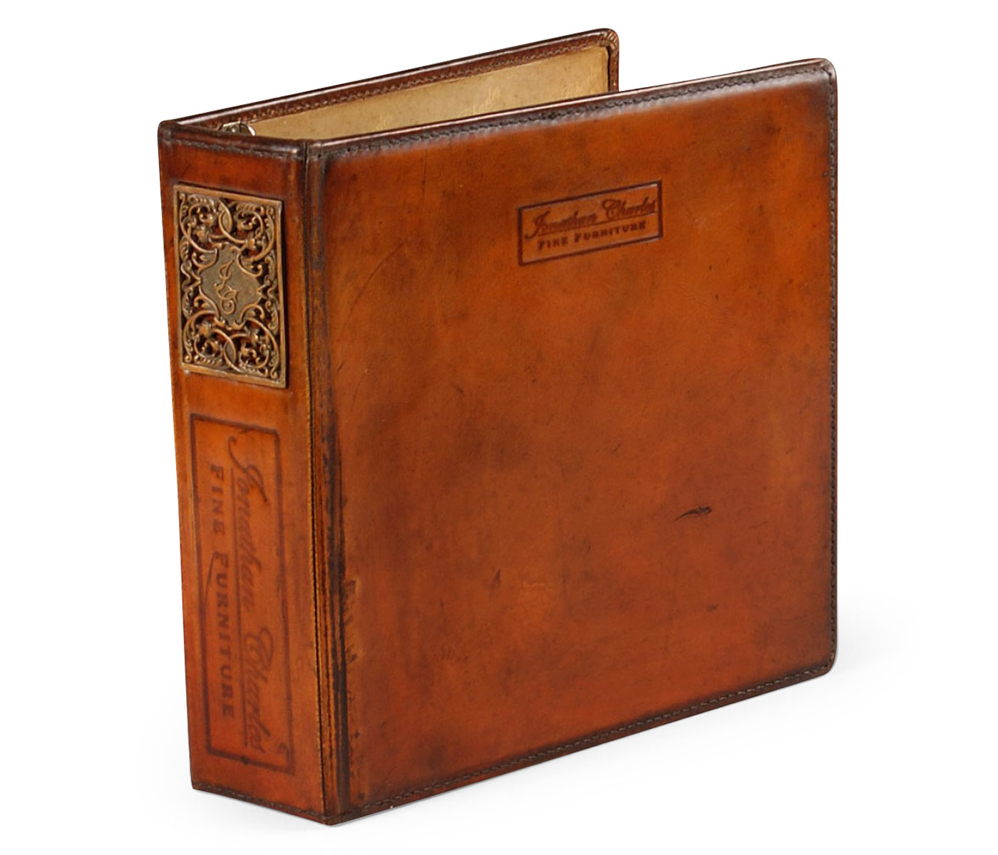 3 ring leather binder (A4)