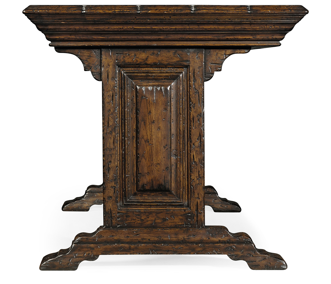 Small Elizabethan Dark Oak Desk
