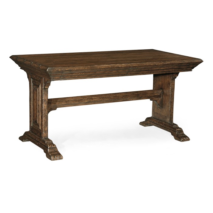 Small Elizabethan Dark Oak Desk