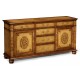 Raised veneer sideboard