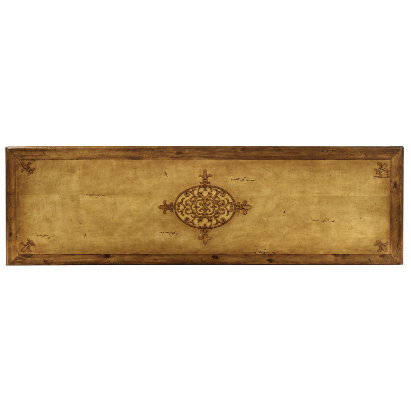 Raised veneer sideboard