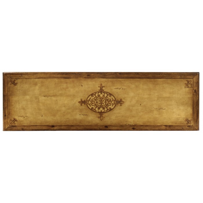 Raised veneer sideboard