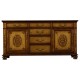 Raised veneer sideboard