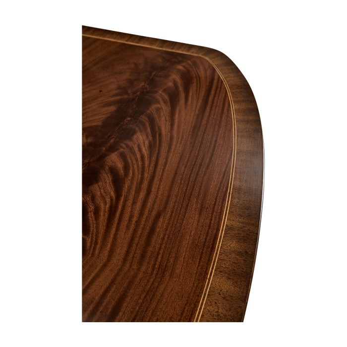 Triple Pedestal Dining Table (Gilded) 158