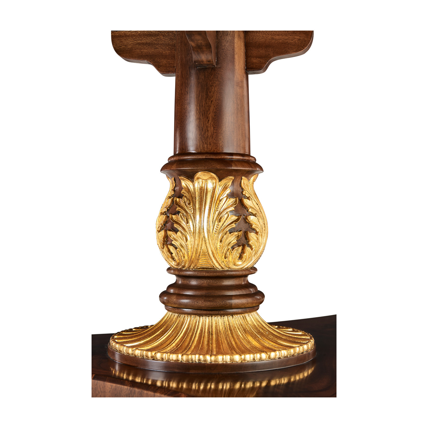 Triple Pedestal Dining Table (Gilded) 158