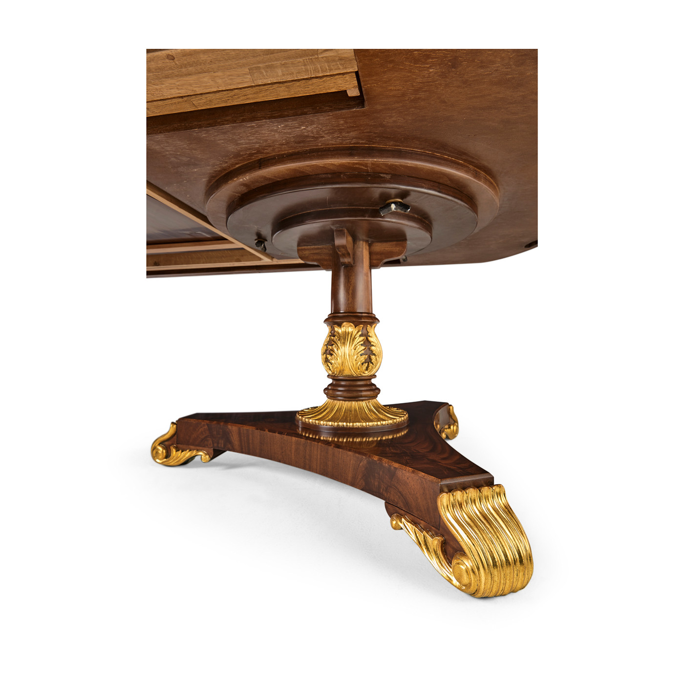 Triple Pedestal Dining Table (Gilded) 158