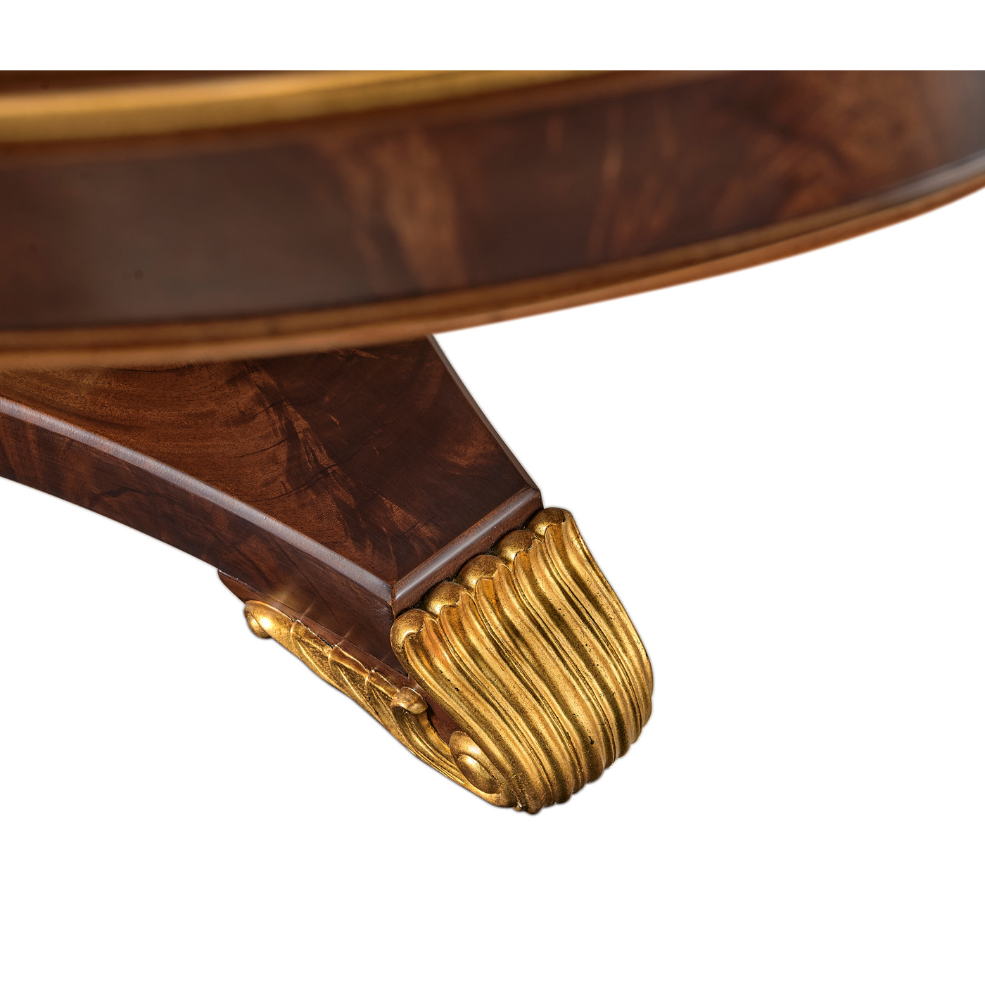 Triple Pedestal Dining Table (Gilded) 158