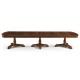 Mahogany Triple Pedestal Dining Table 158